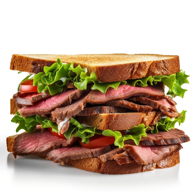 Open-Faced Roast Beef Sandwich